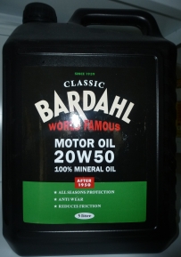 Klasický motorový olej SAE 20W50 5L